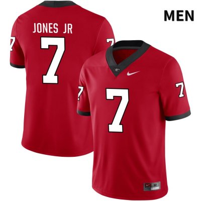 Men's Georgia Bulldogs NCAA #7 Marvin Jones Jr. Nike Stitched Red NIL 2022 Authentic College Football Jersey YSB8554ME